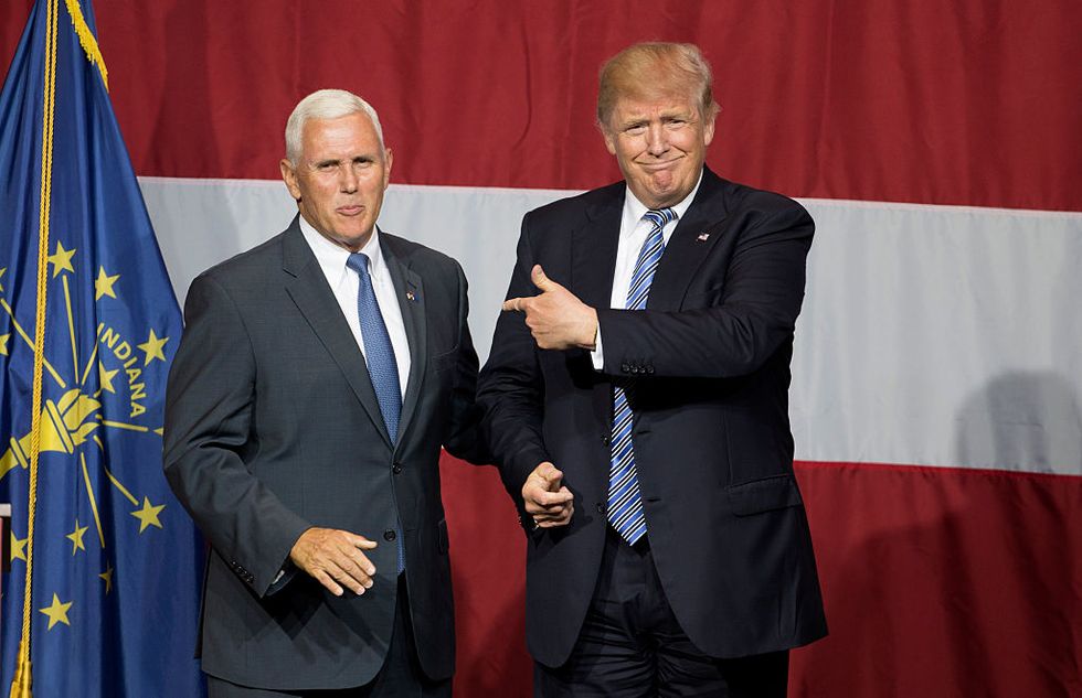 Pence Says Politics No Place for ‘Name-Calling’ — but Check Out What Trump Says on Same Day