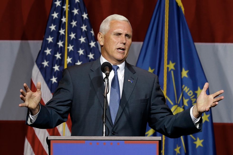 Mike Pence breaks from Trump, says humans have a hand in climate change
