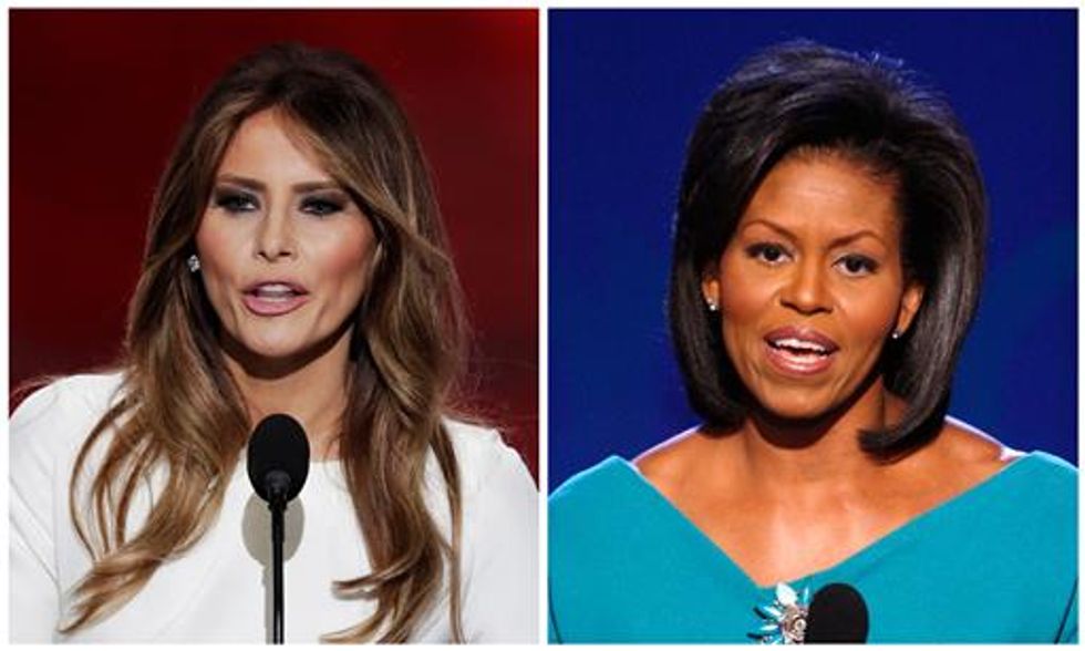 Trump Campaign Denies Melania Plagiarized Michelle Obama Speech — Watch a Side-by-Side Comparison