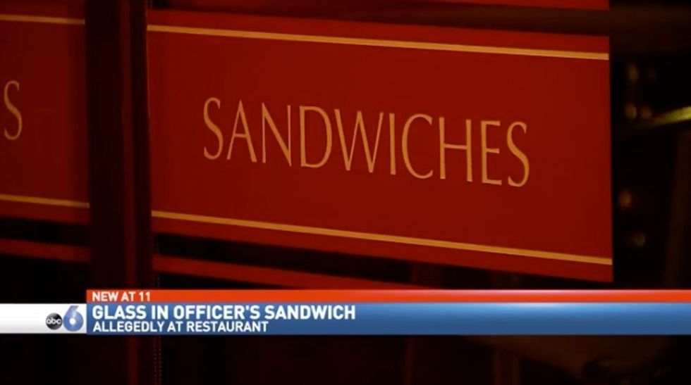 Police Shut Down Restaurant After Officer Cuts Mouth on Shards of Glass Found in Sandwich