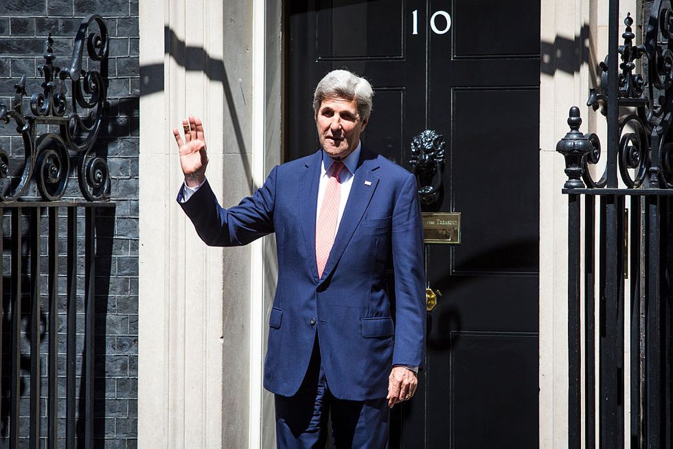 Secretary of State Kerry Suffers Unexpected Mishap in Front of World Press