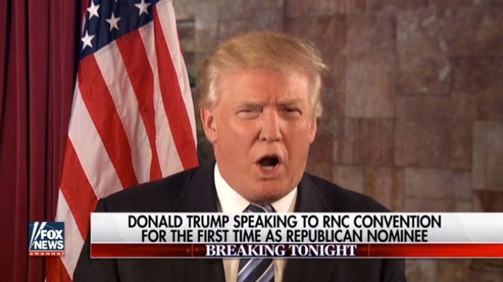 Trump Issues First Video Message to RNC Since Becoming GOP Nominee
