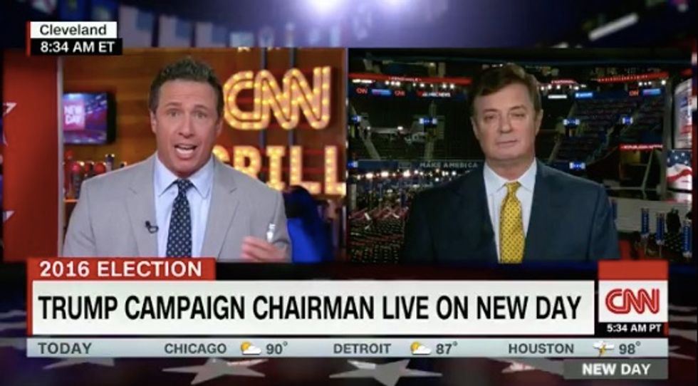 CNN Anchor Battles Paul Manafort During Heated Exchange Over Trump Campaign's ‘Pattern’ of Lying
