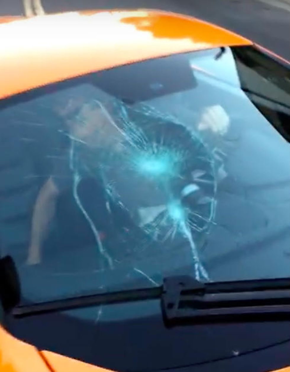 Angry Skateboarder Gets Expensive Revenge After Driver of $250K McLaren Seems to Run Stop Sign
