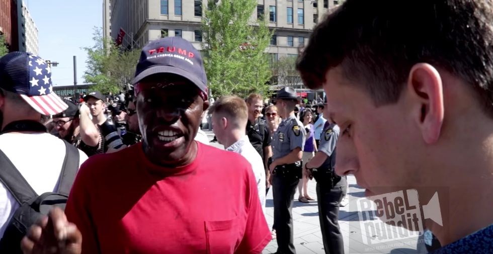 CNN Reporter's Racially Charged Question for Black Trump Supporter Backfires: 'I'm Sick of That!