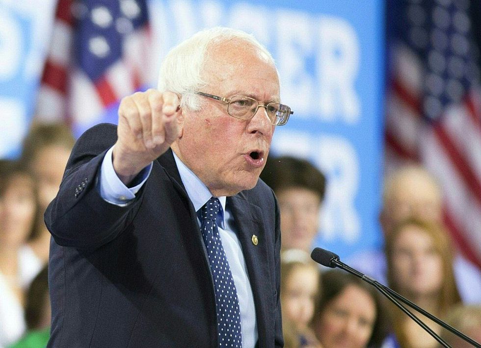 Sanders Isn't Happy 'Dictator' Trump Is Trying to Win Over His Supporters 