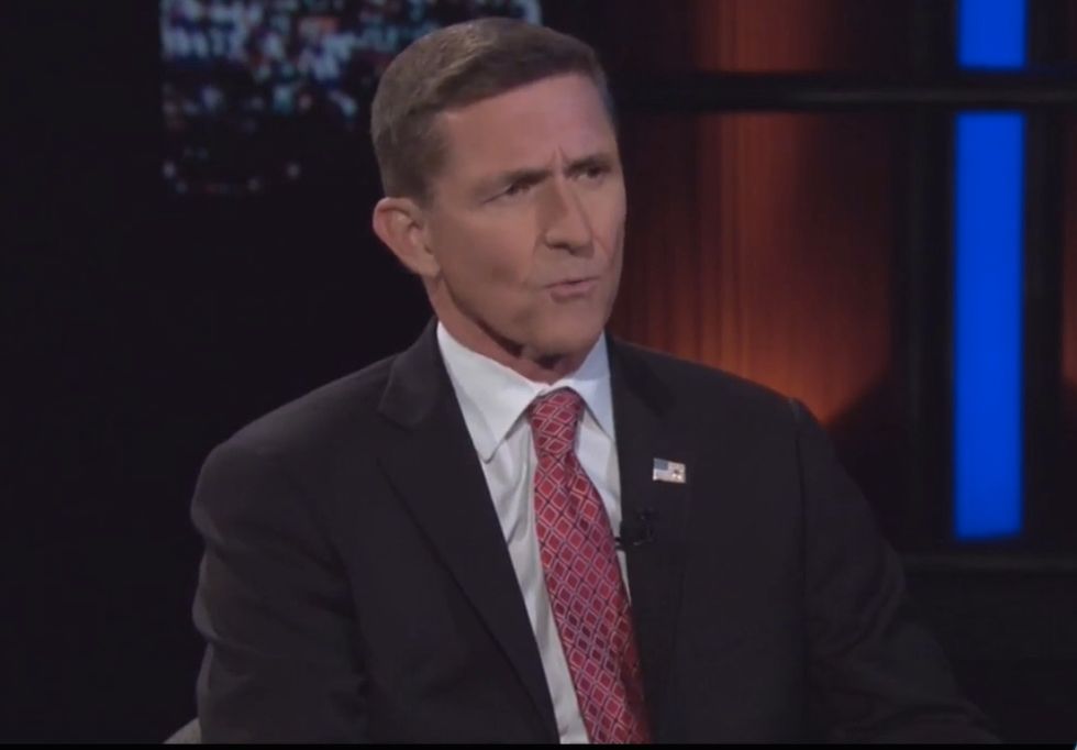 Lt. Gen. Michael Flynn Appears on 'Real Time' and Asks Bill Maher, ‘Why Am I Here?’