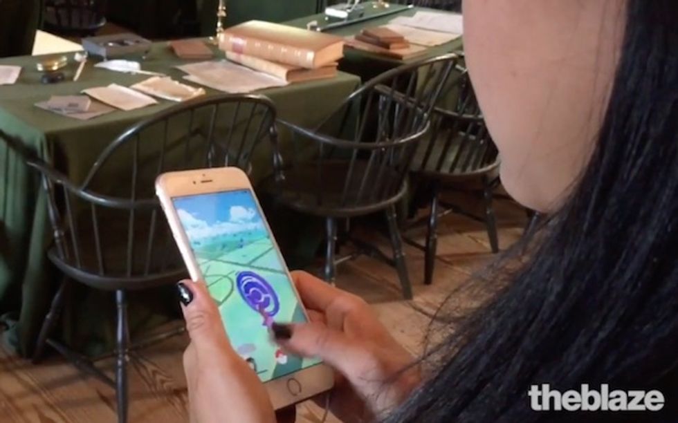 Watch: Journalist Caught Playing Pokemon GO During Private Media Tour of Historic Independence Hall