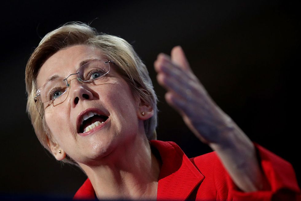 See the Chant That Broke Out When Warren Spoke In Support of Clinton at the DNC
