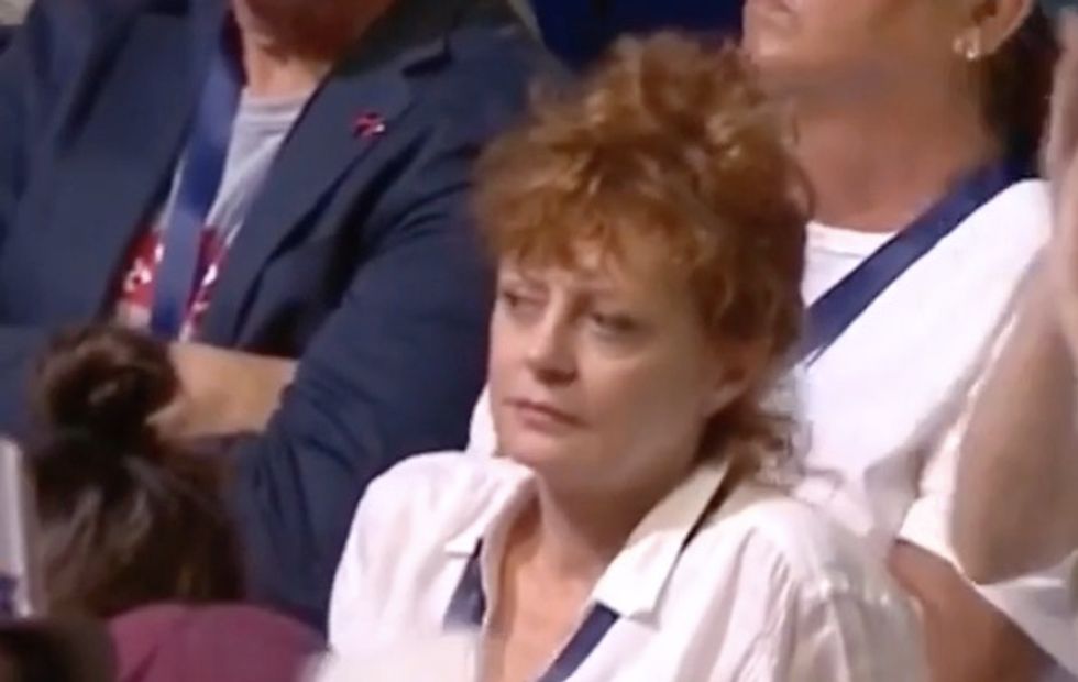 Check Out How Susan Sarandon Reacts to Thought of Clinton Presidency at DNC