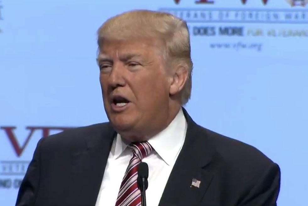 Trump Vows to ‘Take Care of Our Veterans Like They've Never Been Taken Care of Before\