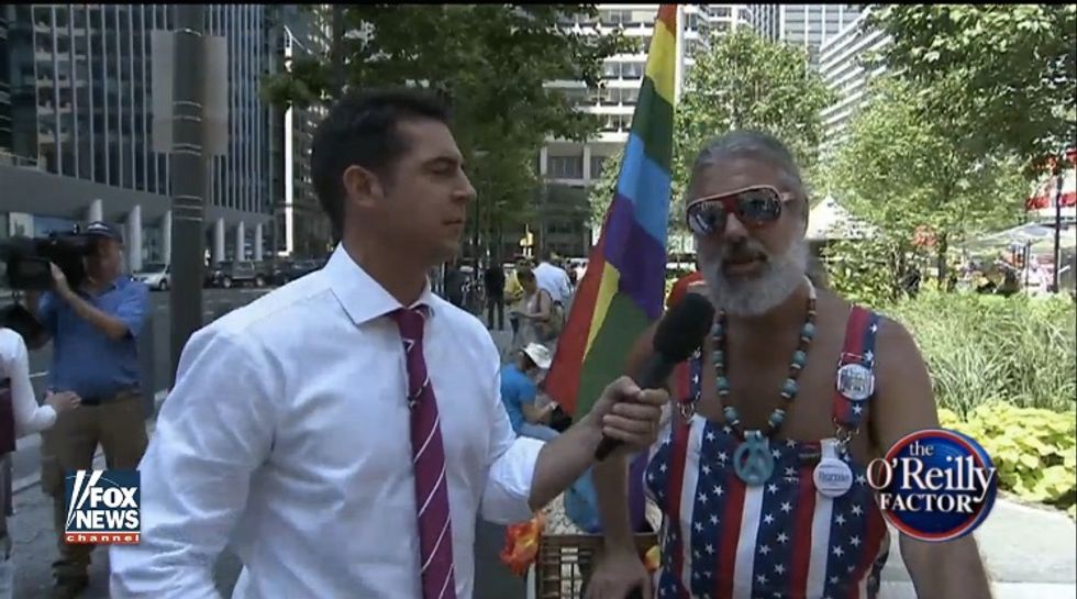 Fox News' Jesse Watters Drops in on DNC, Asks People About Illegal Immigration