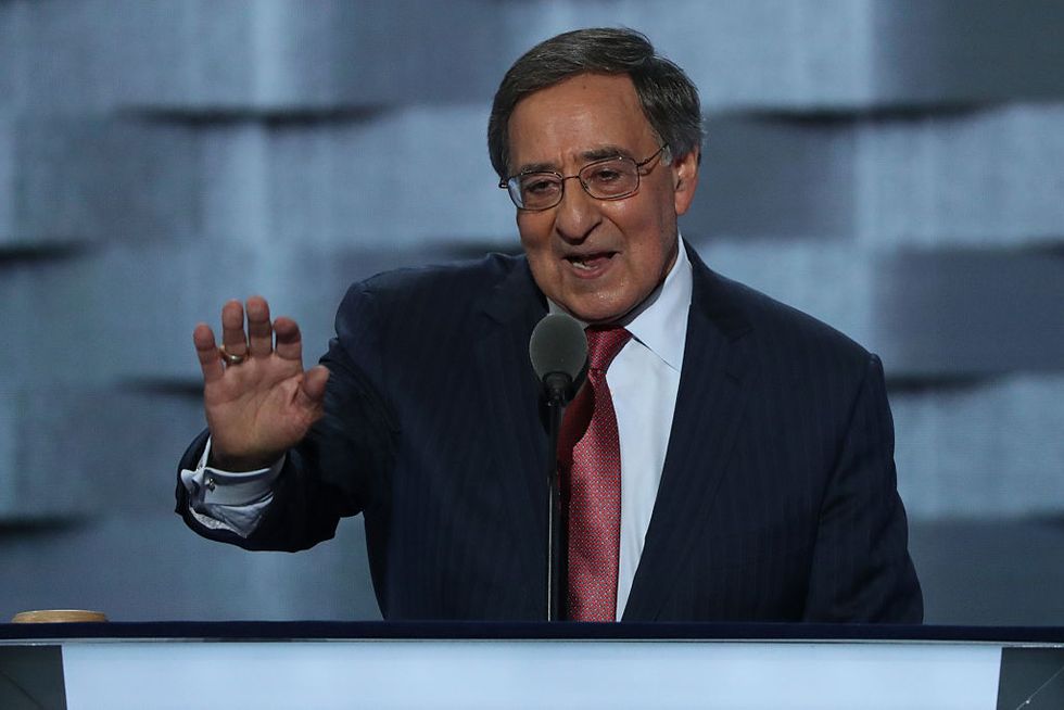 Anti-War Protesters Try to Shout Down Former CIA Director Leon Panetta During DNC Speech