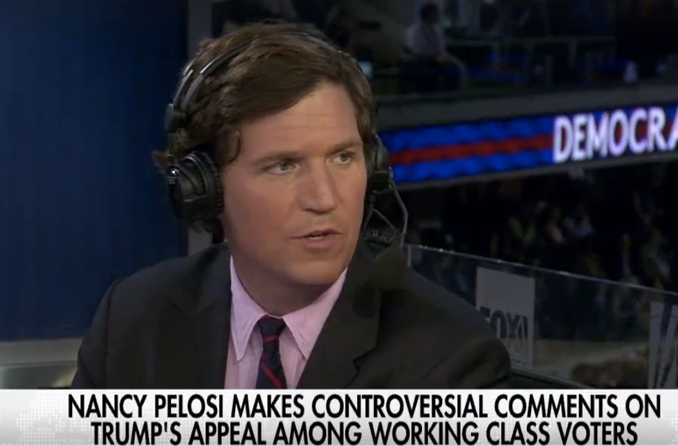 Tucker Carlson Says Nancy Pelosi’s Remarks on ‘White Males’ Show Dems Have ‘Pulled the Mask Off’