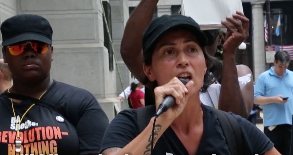 No One Should Be Proud of Being a F***ing American': Communist Revolutionaries Rally Oustide DNC