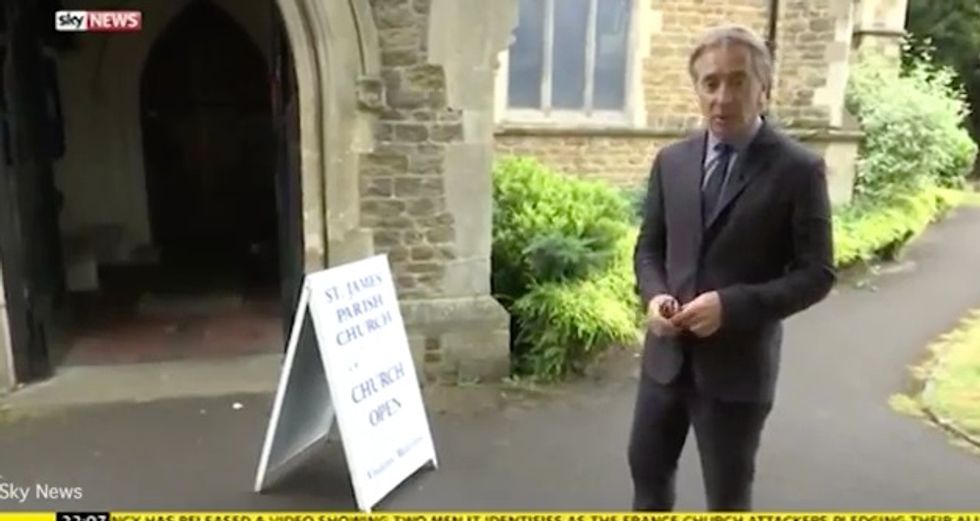 Internet Goes Nuts Over This News Report About Aftermath of Terrorist Attack at French Church