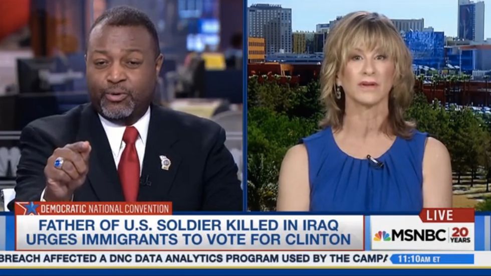  MSNBC Panel Explodes Over Captain Khan, Trump: ‘I’m Saying That to You as a Combat Veteran!’
