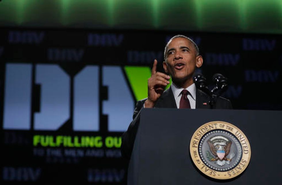 Obama Throws Shade at Trump in Veterans' Address for 'Trash Talking' Troops