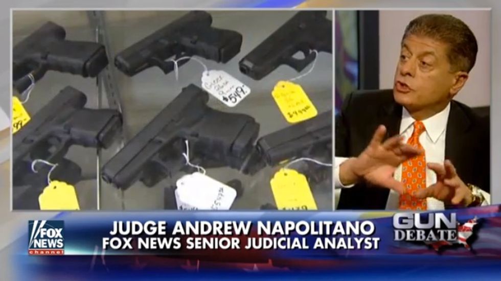 Judge Napolitano Says Obama Admin. Is Breaking Federal Law Prohibiting Gov't From Compiling Gun Owner 'List