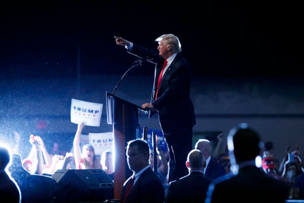 Constitution-Wielding Protesters Ejected From Trump Rally