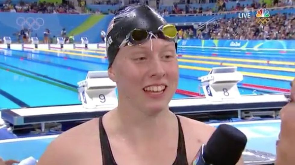 USA Swimmer Sends Crystal Clear Message to Russia After Winning Gold Medal