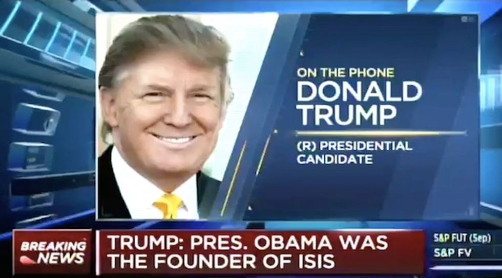 Trump Doubles Down on Charge Obama and Clinton Are Islamic State Co-Founders