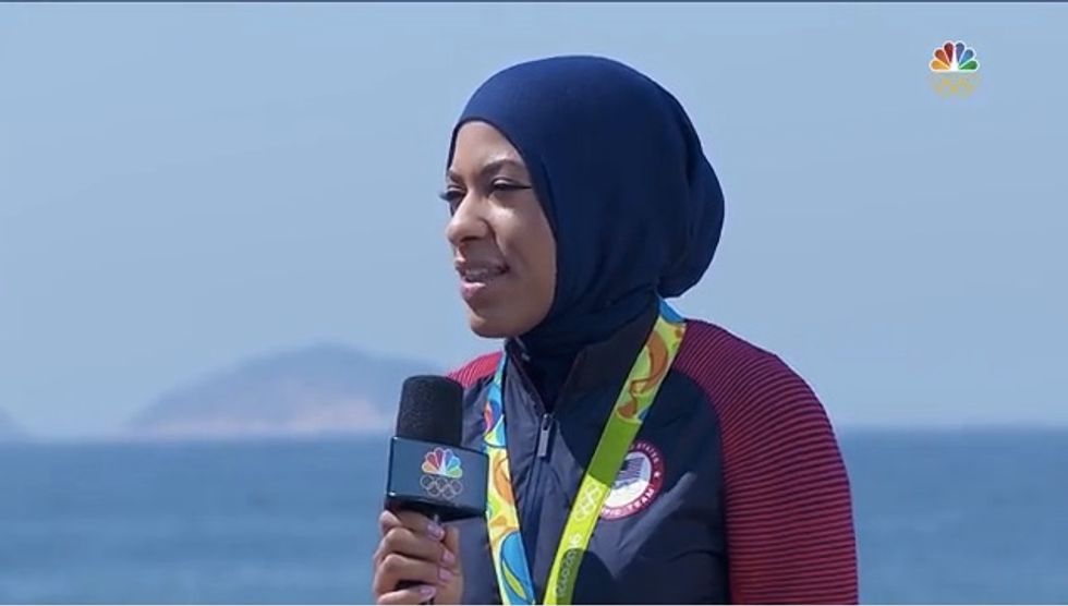 Bronze Medalist Ibtihaj Muhammad Shares What Achievement Means to Her as a Muslim American