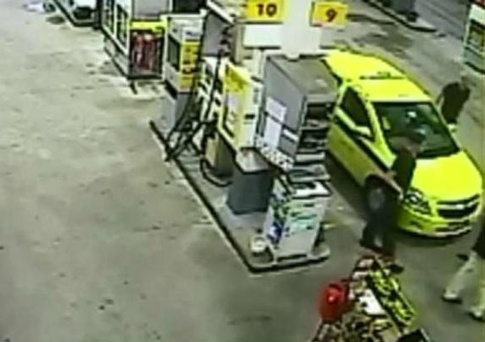 Surveillance Video Shows Incident Involving USA Swimmers at Rio Gas Station