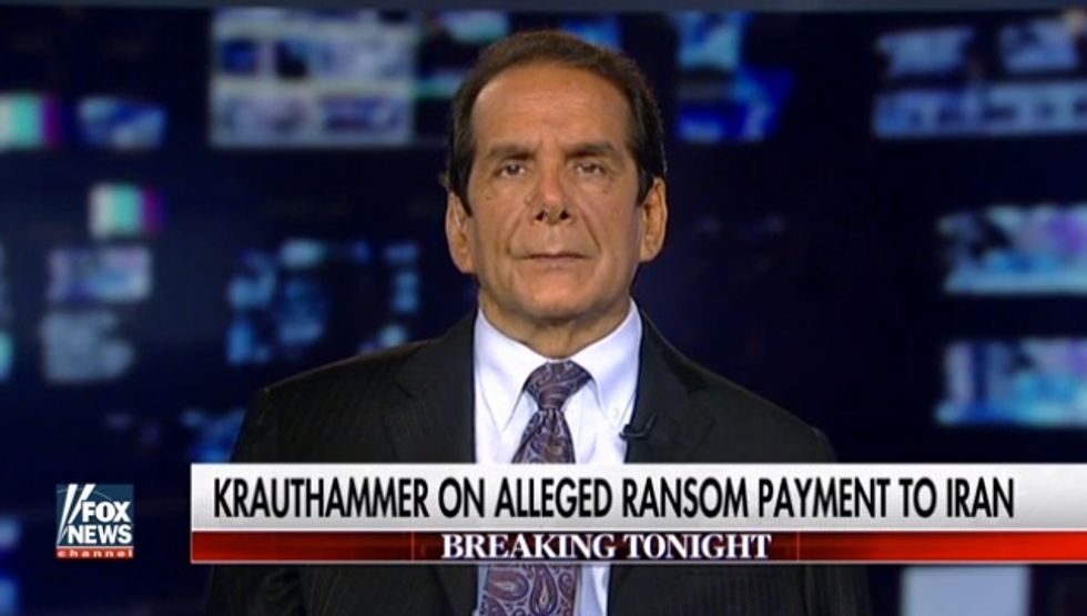 Krauthammer: The ‘Real Scandal’ Is What’s Behind $400M Cash Payment to Iran