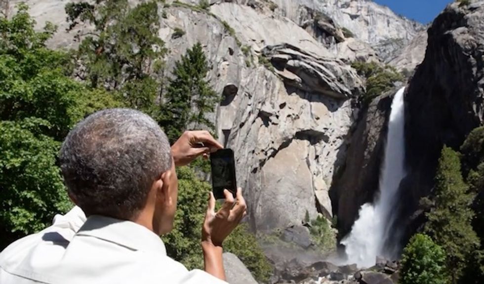 Obama Uses National Parks Centennial to Push Climate Change Agenda