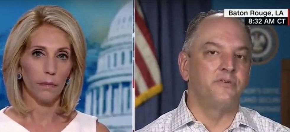 After Cautioning Against 'Photo-Op,' Dem Louisiana Governor Calls Trump's Visit to Flood-Ravaged State 'Helpful