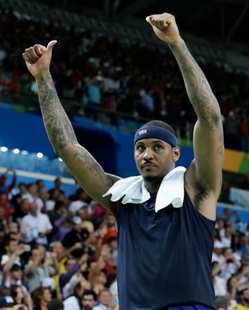 America Will Be Great Again': Carmelo Anthony's Message After Team USA Wins Olympic Basketball Gold