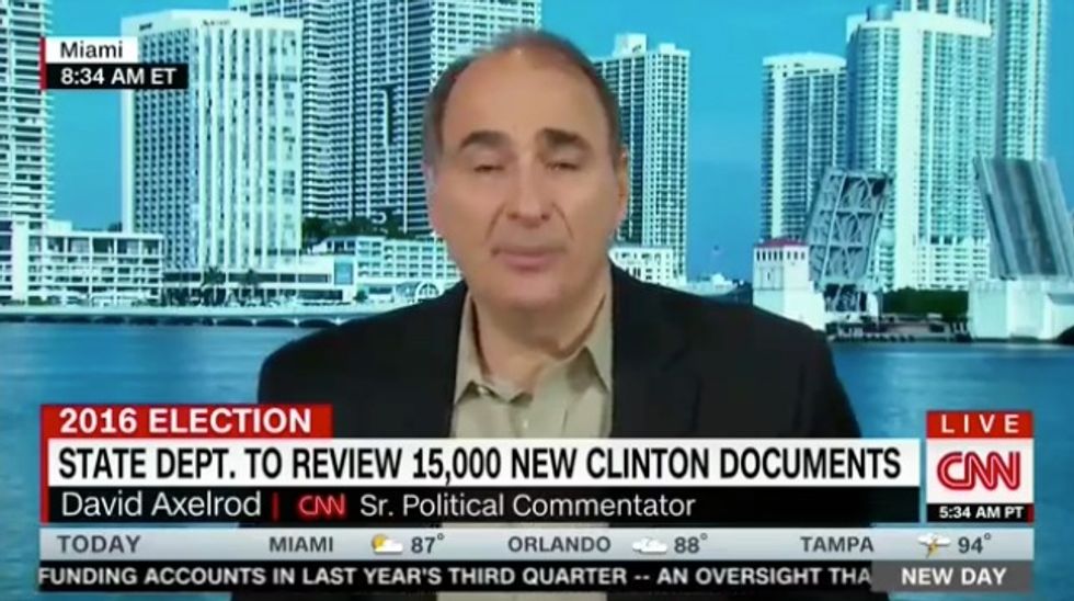 Former Obama Strategist David Axelrod: Clinton ‘Should Not Joke’ About Her Emails