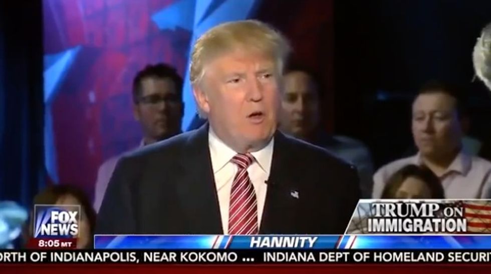Trump and Hannity Poll Live Audience on Mass Deportations: 'How Many Think They Go?