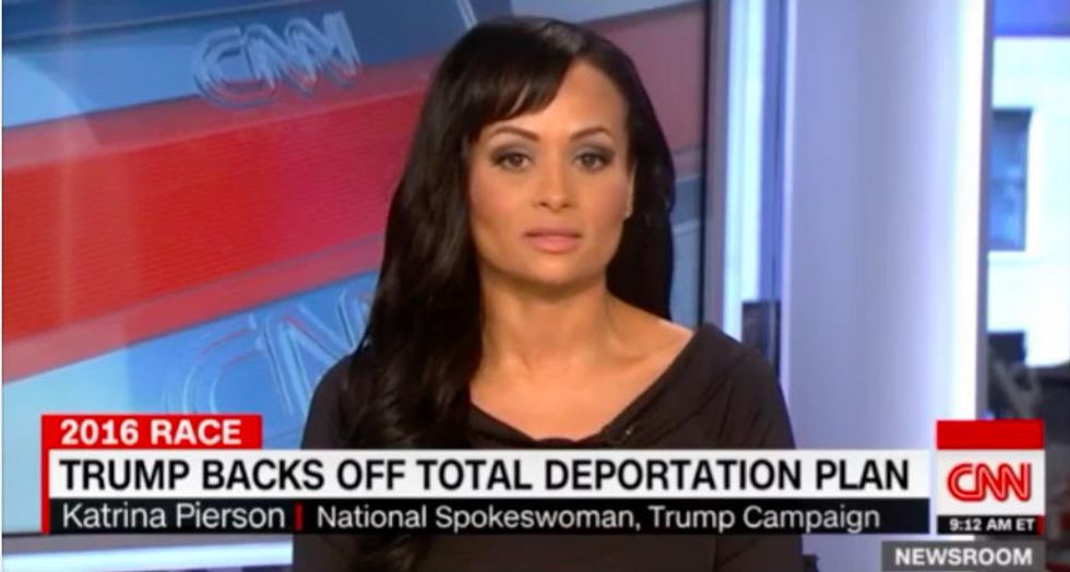 Campaign Spox: Trump Stance on Immigration Hasn't Changed, 'Words He Is Using' Have