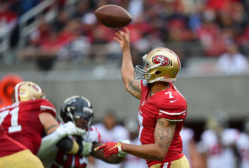 49ers QB Colin Kaepernick Refuses to Stand for National Anthem During Pre-Game, Reveals Why