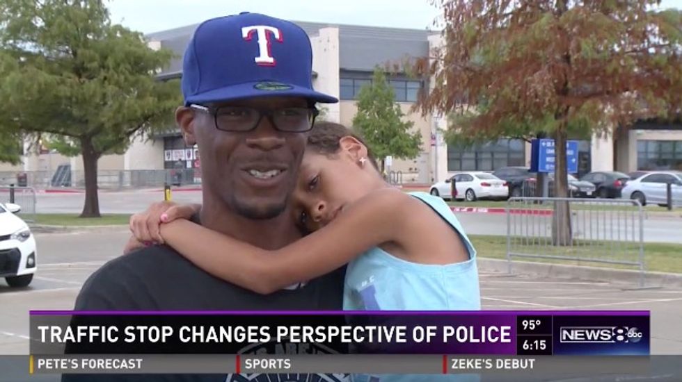 Little Girl Cries During Dad’s Traffic Stop Because She's Afraid of Police — Here’s How the Officer Responded