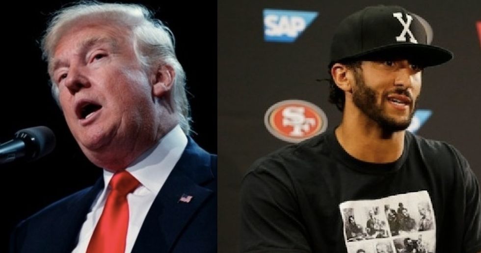 Trump on Kaepernick: 'Maybe He Should Find a Country That Works Better for Him