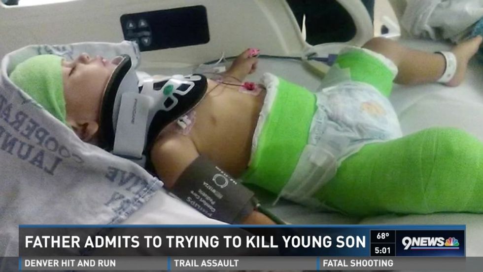 Father Admits He Attempted to Kill His 2-Year-Old Son