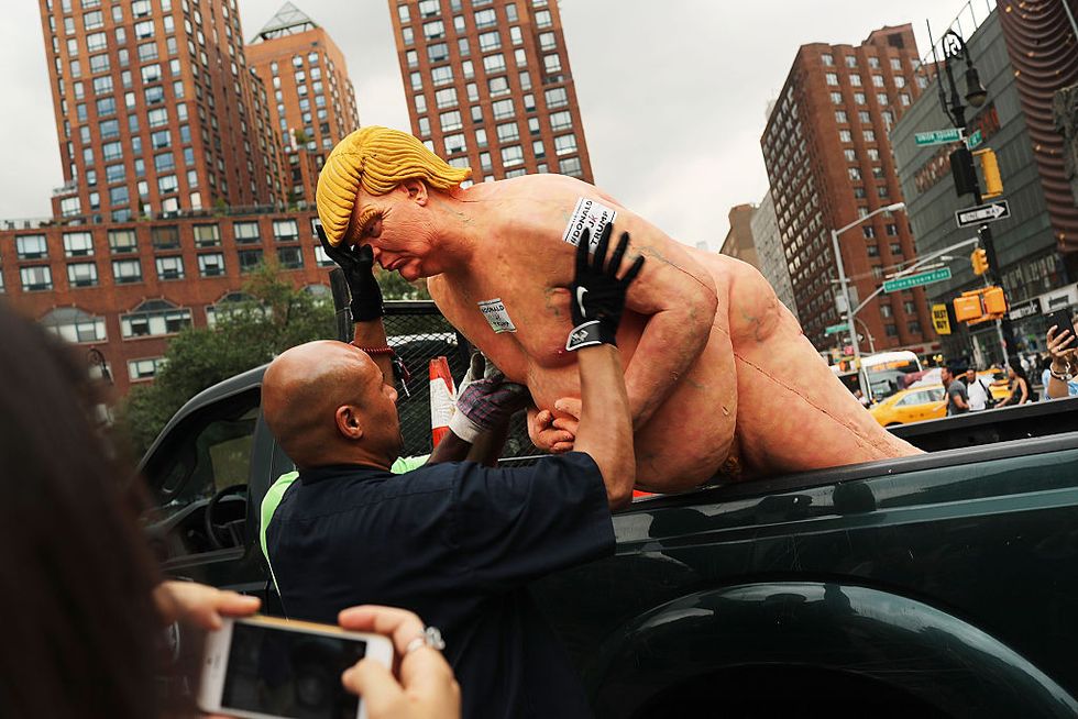 Naked Trump Statue to Be Auctioned to Support Immigrant Advocacy Group