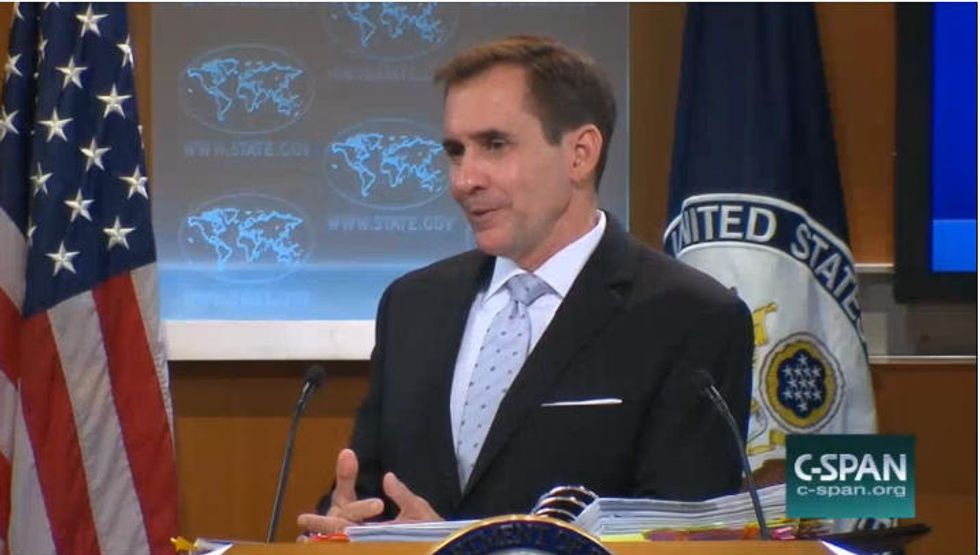State Department Spox Gets Testy When Reporter Asks About 'Secret Exemptions' in Iran Deal