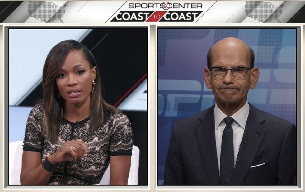 ESPN Host Says On Air That America 'Is Not Oppressing Black People' — but His Opinion Doesn't Last for Very Long