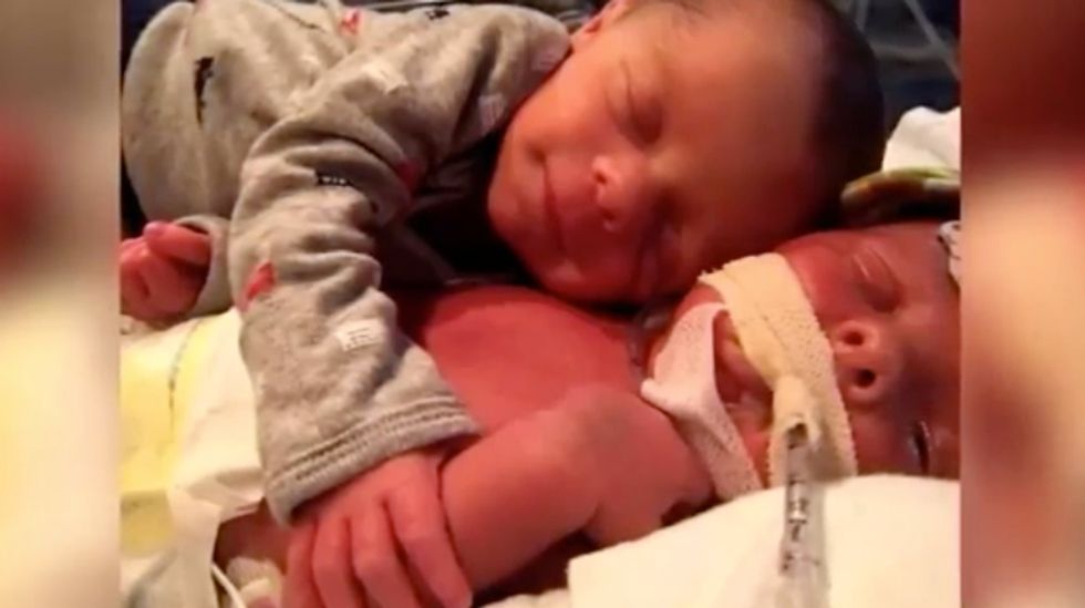 Story Behind Touching Viral Photo of Newborn Twins Takes Heartbreaking Turn 