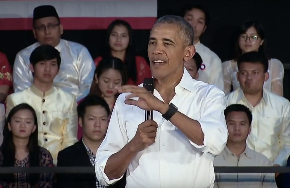 Obama to Asians: Americans 'Can Feel Lazy' and Not Think They 'Have to Really Know Anything About Other People