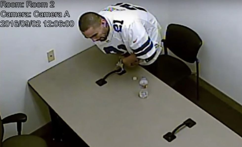 Homicide Suspect Breaks Handcuffs, Escapes Police Interview Room Through Ceiling Tile — and That's Just for Starters