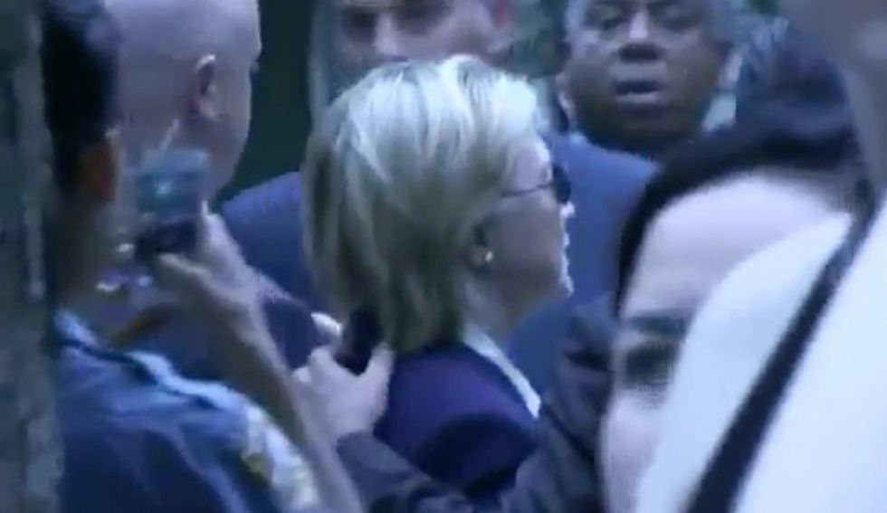 Video Shows Clinton Suffering ‘Medical Episode’ as She Stumbles, Leaves 9/11 Memorial Early