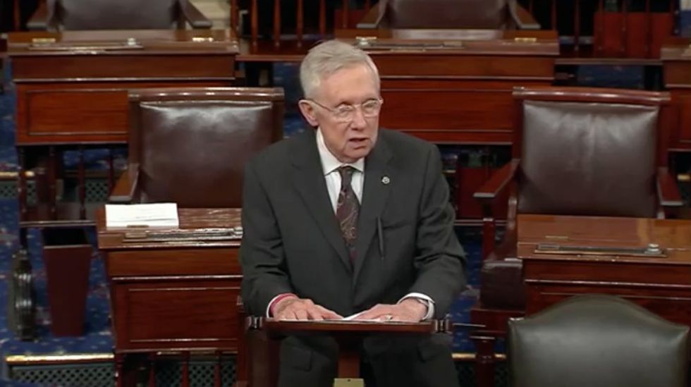Harry Reid: Trump Is a ‘Notorious Con Artist,’ ‘Human Leech’