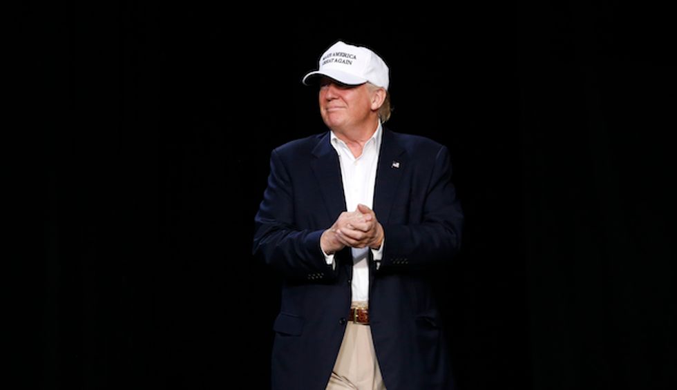 I Love It': Trump Celebrates Reporters Nearly Missing His New Hampshire Rally