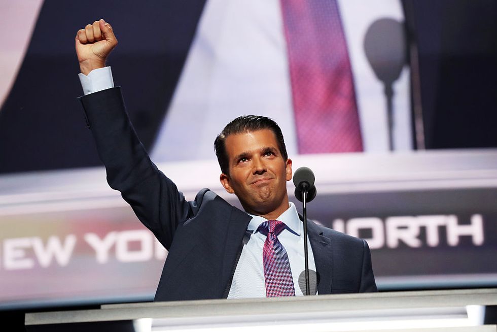 Donald Trump Jr. uses Skittles to make a point about Syrian refugees