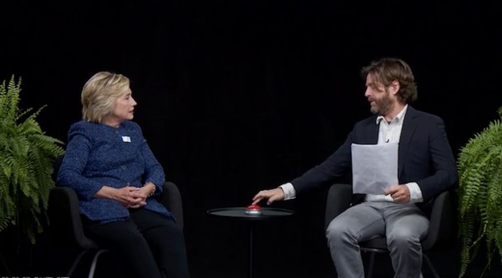 Hunting millennial voters, Hillary Clinton goes 'Between Two Ferns